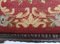 Burmese Carved Foot Stool with Needlepoint Tapestry, Burma, Myanmar 4
