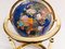 Globe terrestre en Laiton et Émail avec Carte et Boussole 11