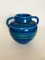 Series Rimini Blue Vase by Aldo Londi for Ceramiche Flavia Montelupo, 1970s 2