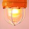 Vintage Industrial Lamp in Yellow, 1960s, Image 6