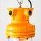 Vintage Industrial Lamp in Yellow, 1960s 7