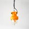 Vintage Industrial Lamp in Yellow, 1960s, Image 3