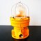 Industrielle Vintage Lampe in Gelb, 1960er 9