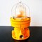 Lámpara industrial vintage en amarillo, años 60, Imagen 9