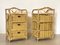 Vintage Wicker Drawers, 1980s, Set of 2 2