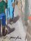 Henry Meylan, Travaux dans la rue, óleo sobre lienzo, Enmarcado, Imagen 3