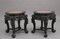 19th Century Chinese Carved Hardwood Occasional Table, 1880s, Set of 2 10