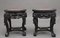 19th Century Chinese Carved Hardwood Occasional Table, 1880s, Set of 2 7