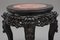 19th Century Chinese Carved Hardwood Occasional Table, 1880s, Set of 2 2