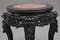 19th Century Chinese Carved Hardwood Occasional Table, 1880s, Set of 2, Image 2