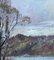 Helène Hantz, L'Ile Rousseau, Pont du Mont-Blanc et lac à Genève, Oil on canvas 5