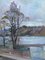 Helène Hantz, L'Ile Rousseau, Pont du Mont-Blanc et lac à Genève, Oil on canvas, Image 1