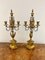 Large Antique Victorian Candelabras in Gilded Brass, 1860, Set of 2 1