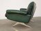 Vintage DS-31 Green Leather Three-Seater Sofa from de Sede 3