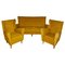 Living Room Set attributed to Gio Ponti, 1950s, Italy, Set of 3 1