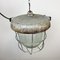 Industrial Cast Iron Cage Pendant Light, 1960s 6