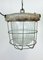 Industrial Cast Iron Cage Pendant Light, 1960s, Image 8