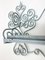 Wrought Iron French Wall Shelf for Kitchen or Bathroom, 1950s, Image 4
