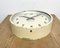 Industrial Factory Beige Wall Clock from International, 1950s 10