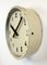 Industrial Factory Beige Wall Clock from International, 1950s 3