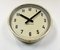 Reloj de pared industrial de fábrica beige de International, años 50, Imagen 6
