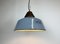 Industrial Grey Enamel and Cast Iron Pendant Light, 1960s, Image 10