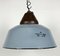 Industrial Grey Enamel and Cast Iron Pendant Light, 1960s, Image 6