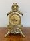 Horloge de Cheminée Victorienne Antique en Laiton Orné, 1880 1