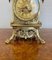 Antique Victorian Mantle Clock in Ornate Brass, 1880, Image 2