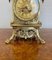 Horloge de Cheminée Victorienne Antique en Laiton Orné, 1880 2