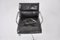 Charles & Ray Eames zugeschriebene Schwarze Leder Soft Pad Chairs für Icf, 1970er, 2er Set 7