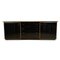 Black Lacquered Sideboard with Shaped Wood by Pierre Cardin for Roche Bobois, 1970s 3