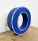 Vintage Blue Plastic Illuminated Letter O, 1970s 4