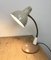Lámpara de mesa industrial vintage de cuello de ganso, años 60, Imagen 15