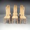 Brutalist Oak Dining Chairs from De Puydt, 1970s Set of 6, Image 10