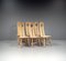 Brutalist Oak Dining Chairs from De Puydt, 1970s Set of 6, Image 2