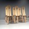 Brutalist Oak Dining Chairs from De Puydt, 1970s Set of 6, Image 27