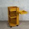 Movable Yellow Organizer Table by Bieffe Padova, 1970s 3