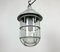 Lámpara industrial de aluminio fundido en gris de Yamada Co.ltd., Años 60, Imagen 4
