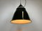 Industrial Black Enamel Factory Pendant Lamp, 1960s 10