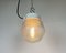 Vintage White Porcelain Pendant Light with Frosted Glass, 1970s, Image 12