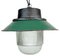 Industrial Green Enamel and Cast Iron Pendant Light, 1960s 1