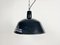 Industrial Dark Blue Enamel Pendant Lamp from Emax, 1960s 2