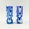 Italian Pop Art Marbled Murano Glass Vases by Carlo Moretti, 1970s, Set of 2, Image 1