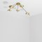 Lampada da soffitto Quinque II Helios Collection in metallo cromato opaco di Design per Macha, Immagine 2