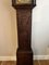 Antique George III Quality Carved Oak & Brass Face Longcase Clock, 1880s 3