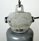 Industrial Grey Aluminium Pendant Lamp from Polam Wilkasy, 1960s, Image 5