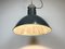 Industrial Grey Aluminium Pendant Lamp from Polam Wilkasy, 1960s, Image 19