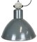 Industrial Grey Aluminium Pendant Lamp from Polam Wilkasy, 1960s, Image 1