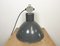 Industrial Grey Aluminium Pendant Lamp from Polam Wilkasy, 1960s, Image 11